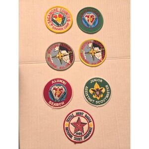 Boy Scouts of America Vintage Patches: Lot of‎ 7 Medium